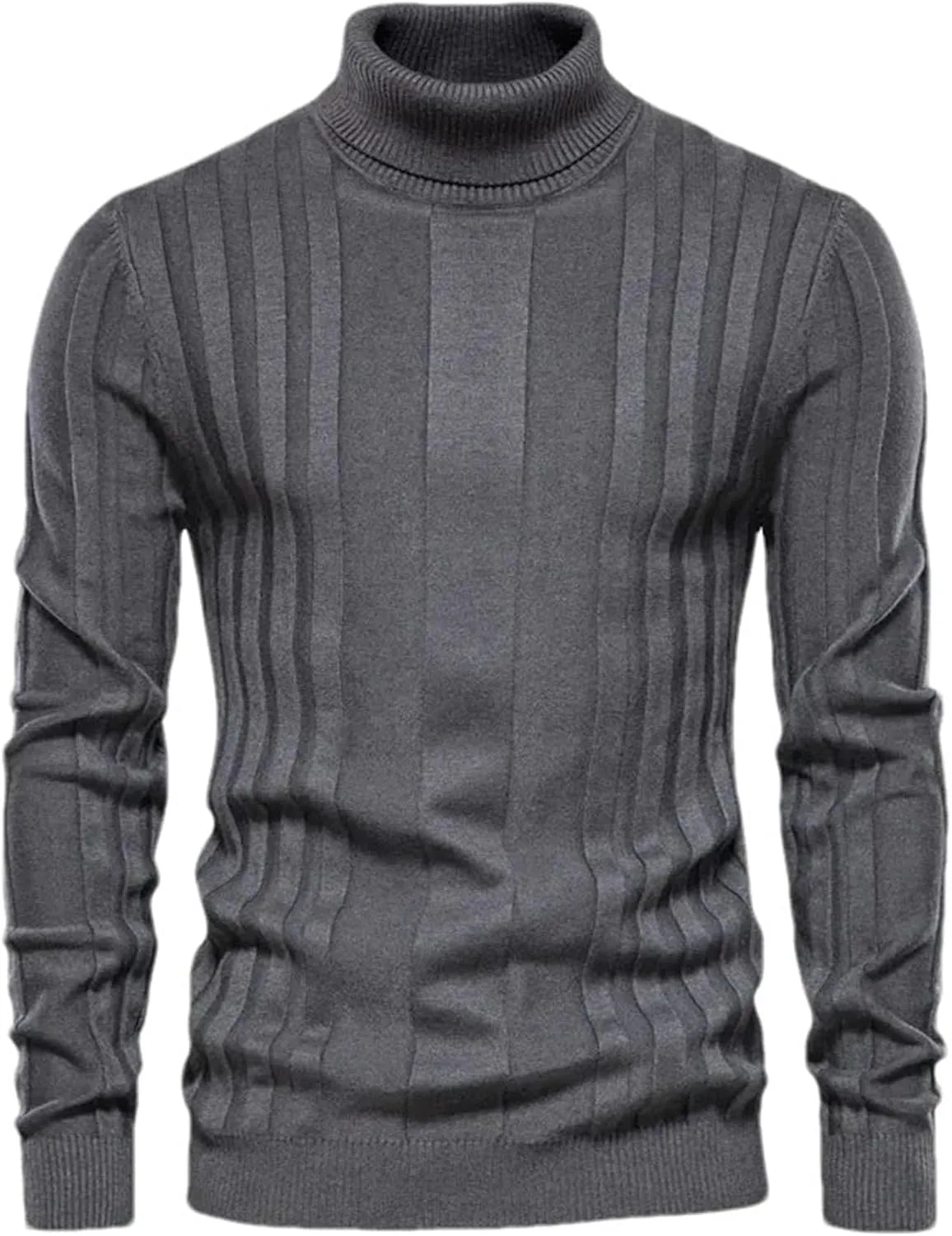 

Свитер мужской водолазка вязаный