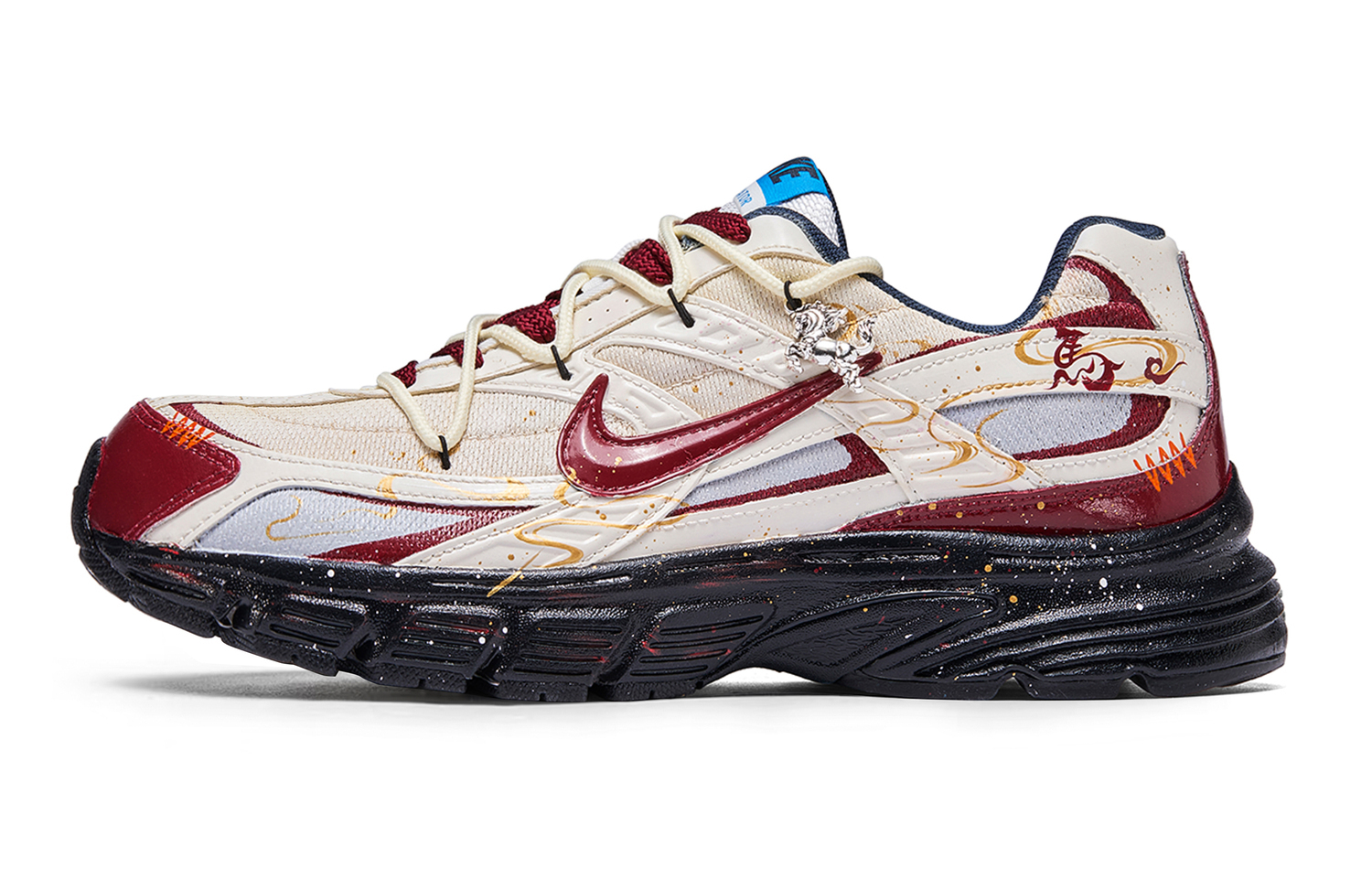 

Nike Initiator Abrasion Resistant низкие кроссовки для бега мужские beige red