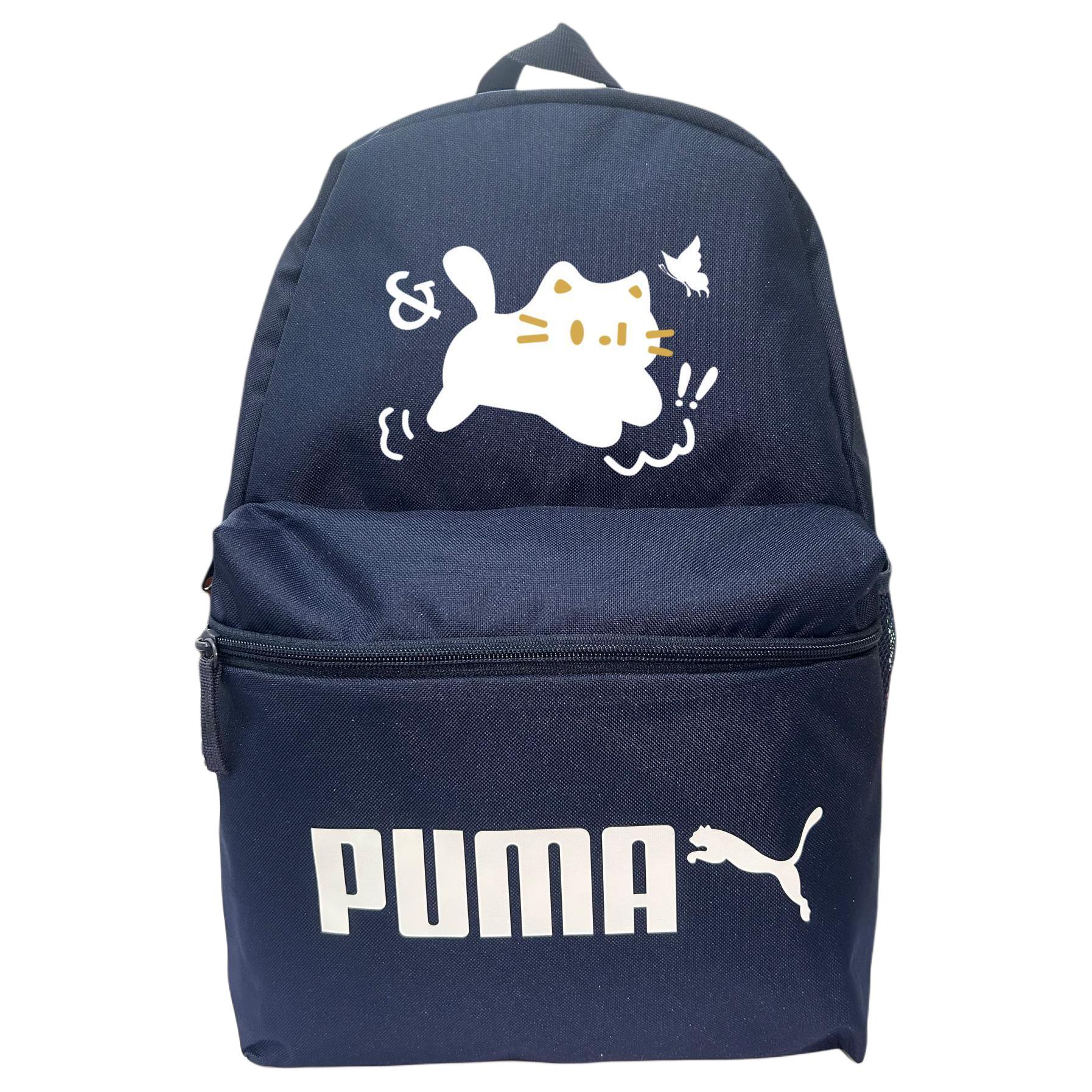 

PUMA Тканевый рюкзак обычный унисекс твид синий, Butterfly and Cat
