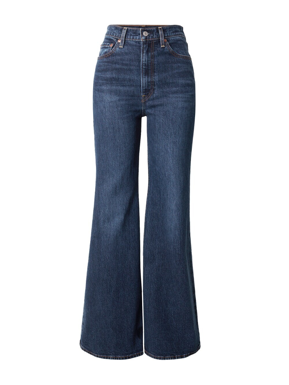 

Широкие джинсы LEVIS Ribcage Bells, темно-синий