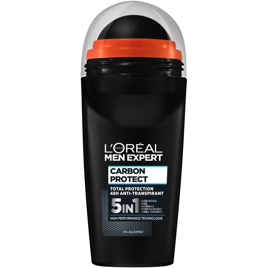 

Дезодорант roll-on carbon protect 72h 5in1 total protection L Oreal Men Expert, объем 50 мл
