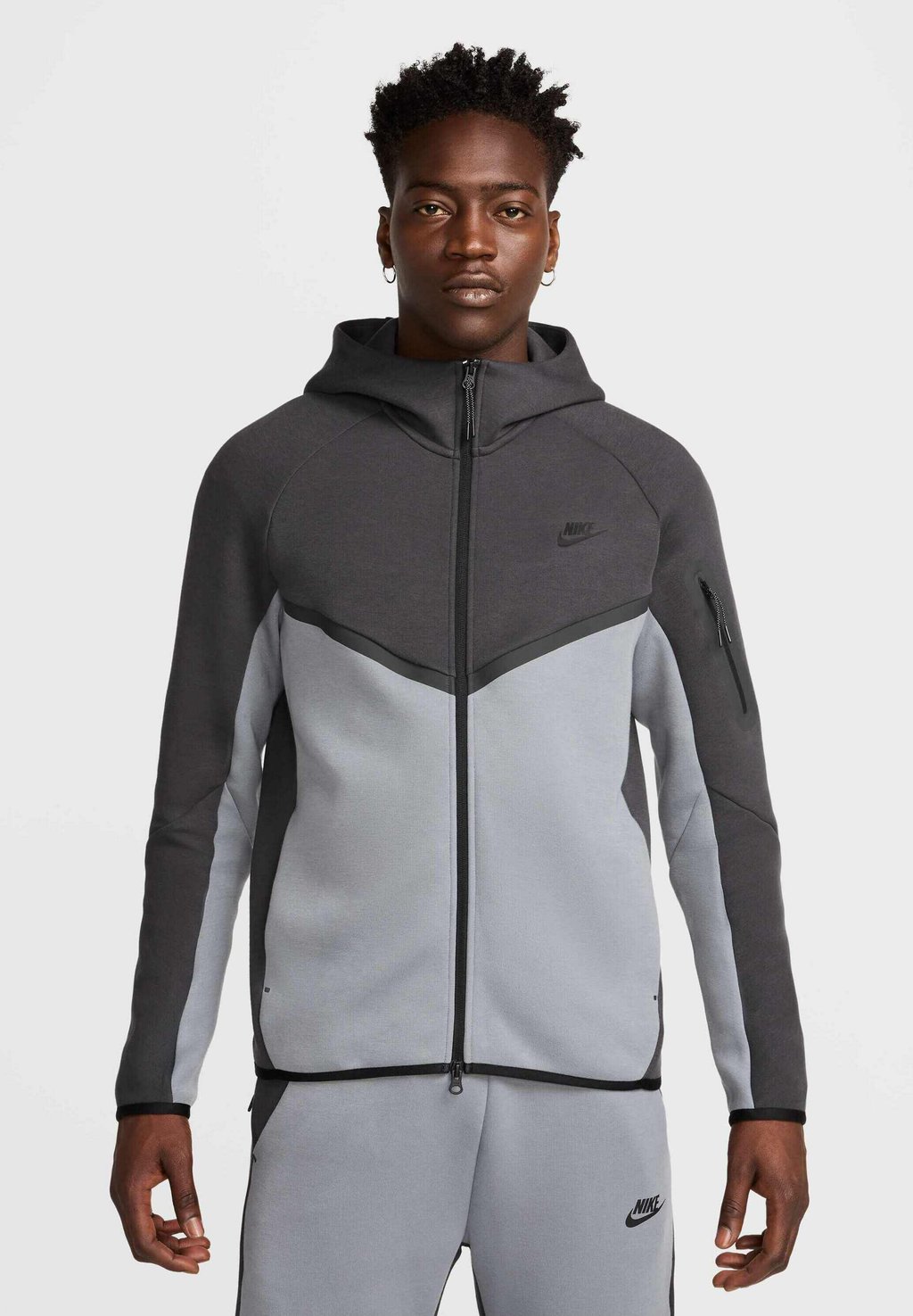 

Флисовая куртка FZ WR Nike Sportswear, антрацит, Черный, Флисовая куртка FZ WR Nike Sportswear, антрацит