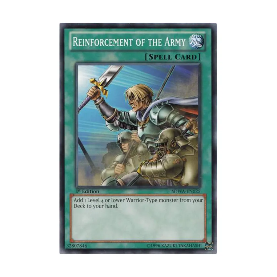 

CCG Подкрепление армии (обычное), Yu-Gi-Oh - Structure Deck - Samurai Warlords - Singles