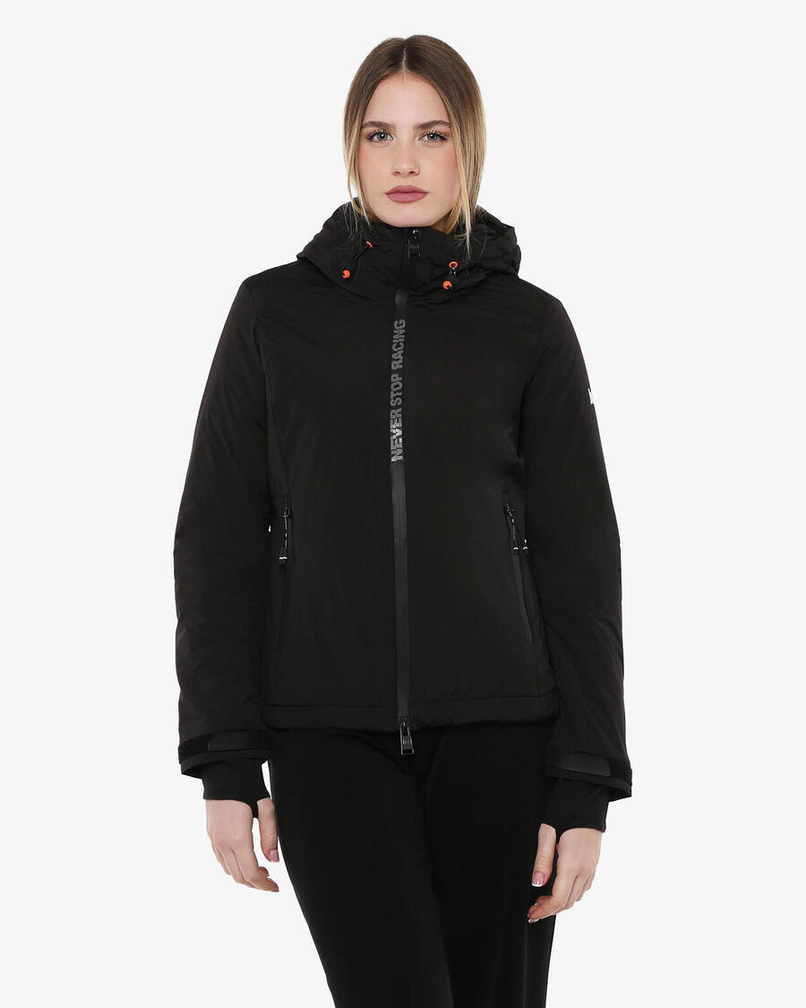 

JAKED черная синтетическая фитнес-куртка для женщин