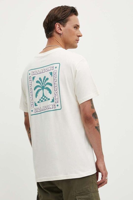 

Хлопковая футболка TROPPO Billabong, бежевый