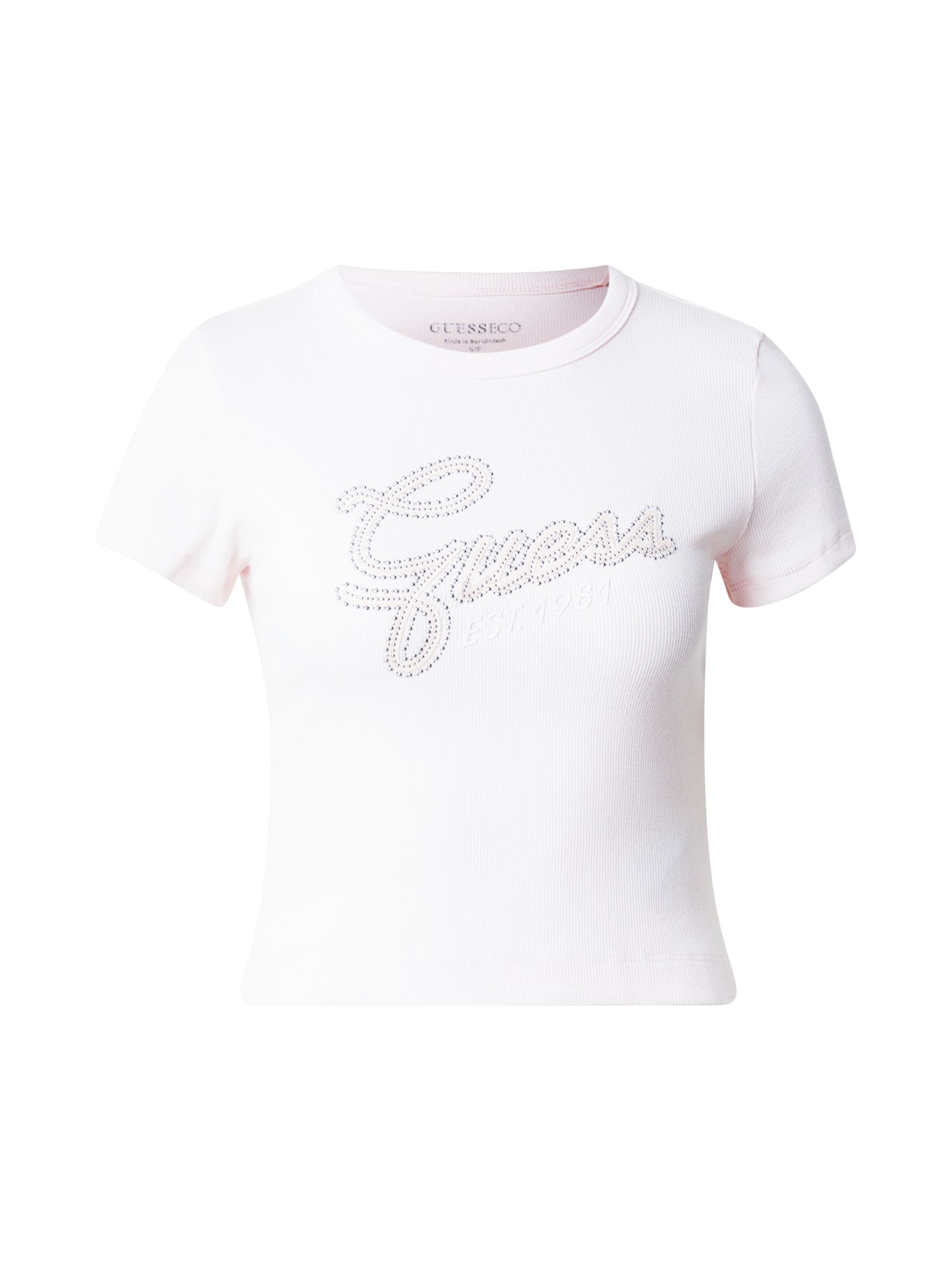 

GUESS Футболка в пастельно-розовом цвете