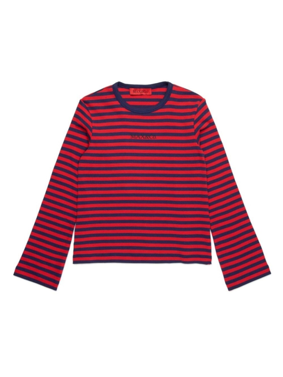 

MAX&Co. Kids футболка в полоску, красный
