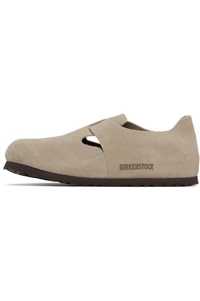 Узкие лоферы London Birkenstock, цвет taupe — фото 3