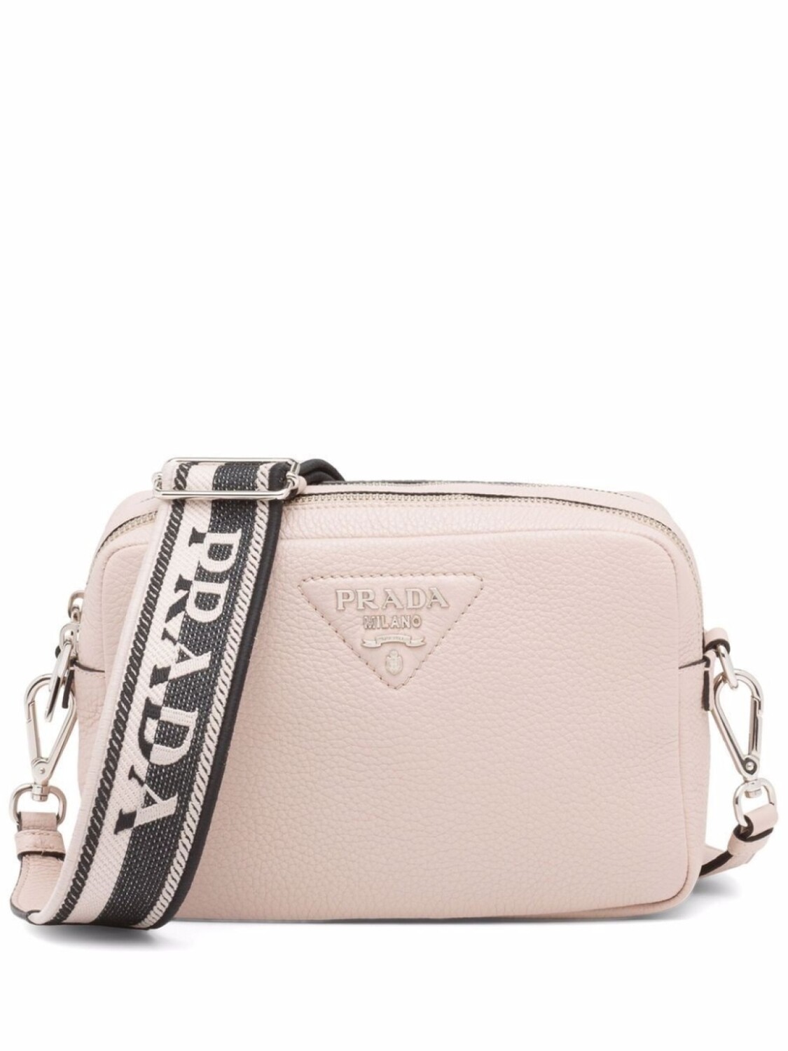 

Сумка на плечо Prada Flou с логотипом, розовый