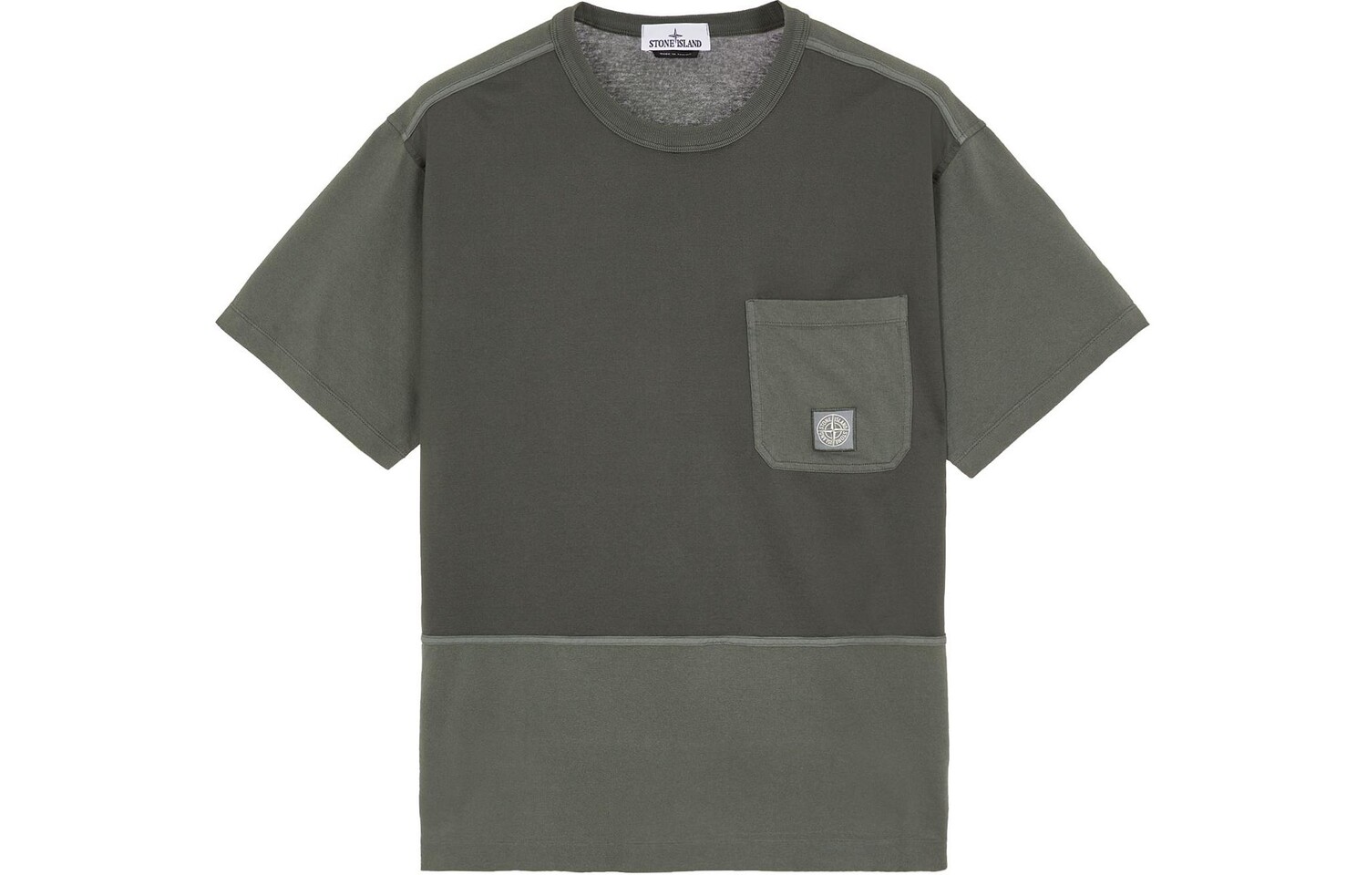 

SS24 Футболка мужская Moss Green Stone Island, зеленый
