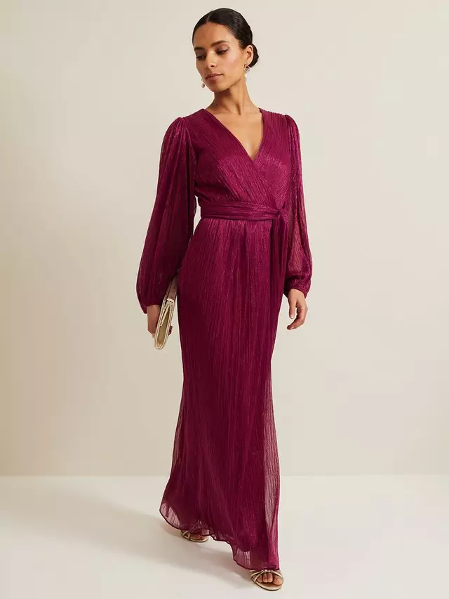 

Платье Phase Eight Petite Brielle Wrap Maxi, розовый