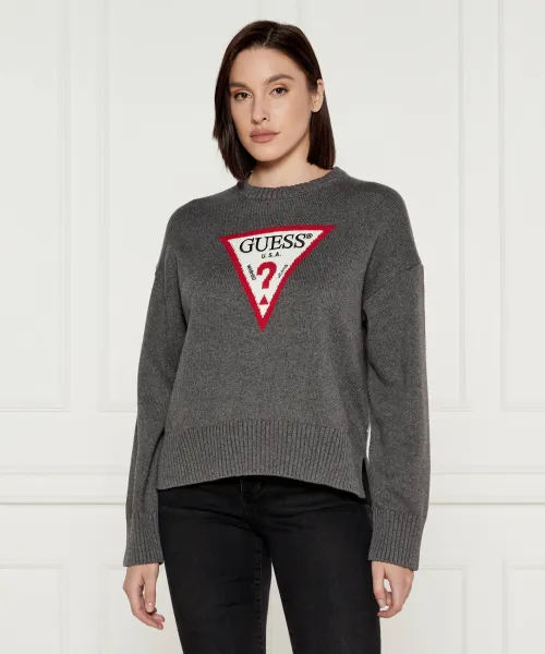 

Свитер Regular fit Guess Jeans, серый