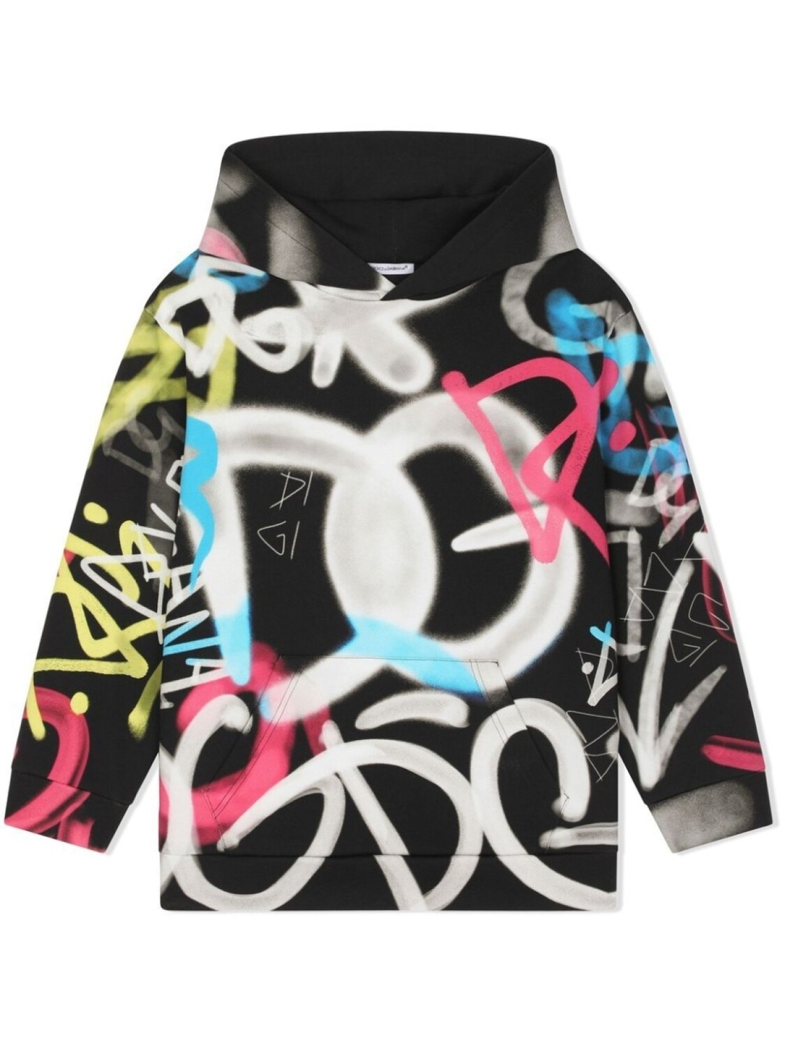 

Dolce & Gabbana худи с принтом граффити, черный