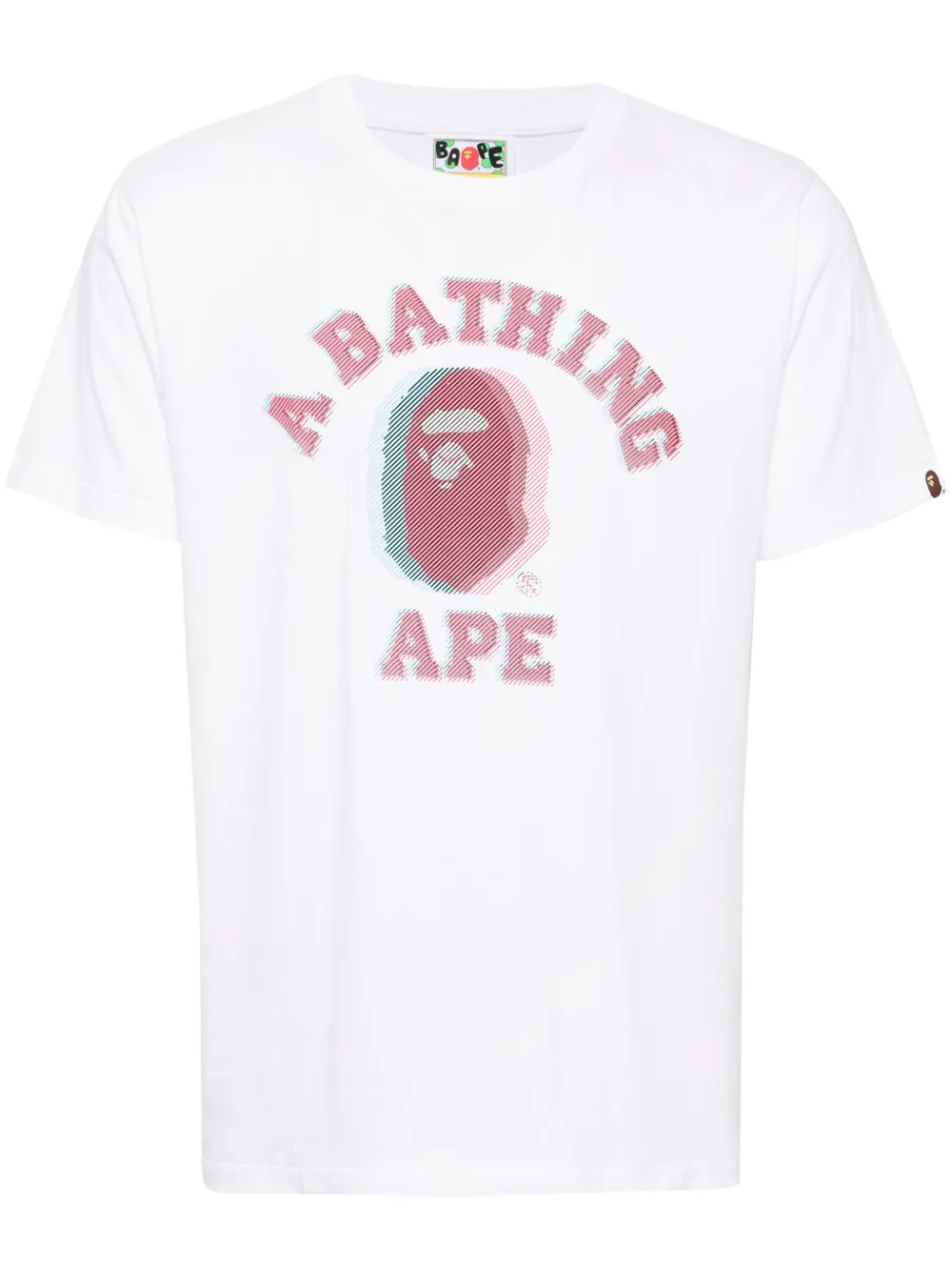 

Футболка с логотипом A Bathing Ape, белый