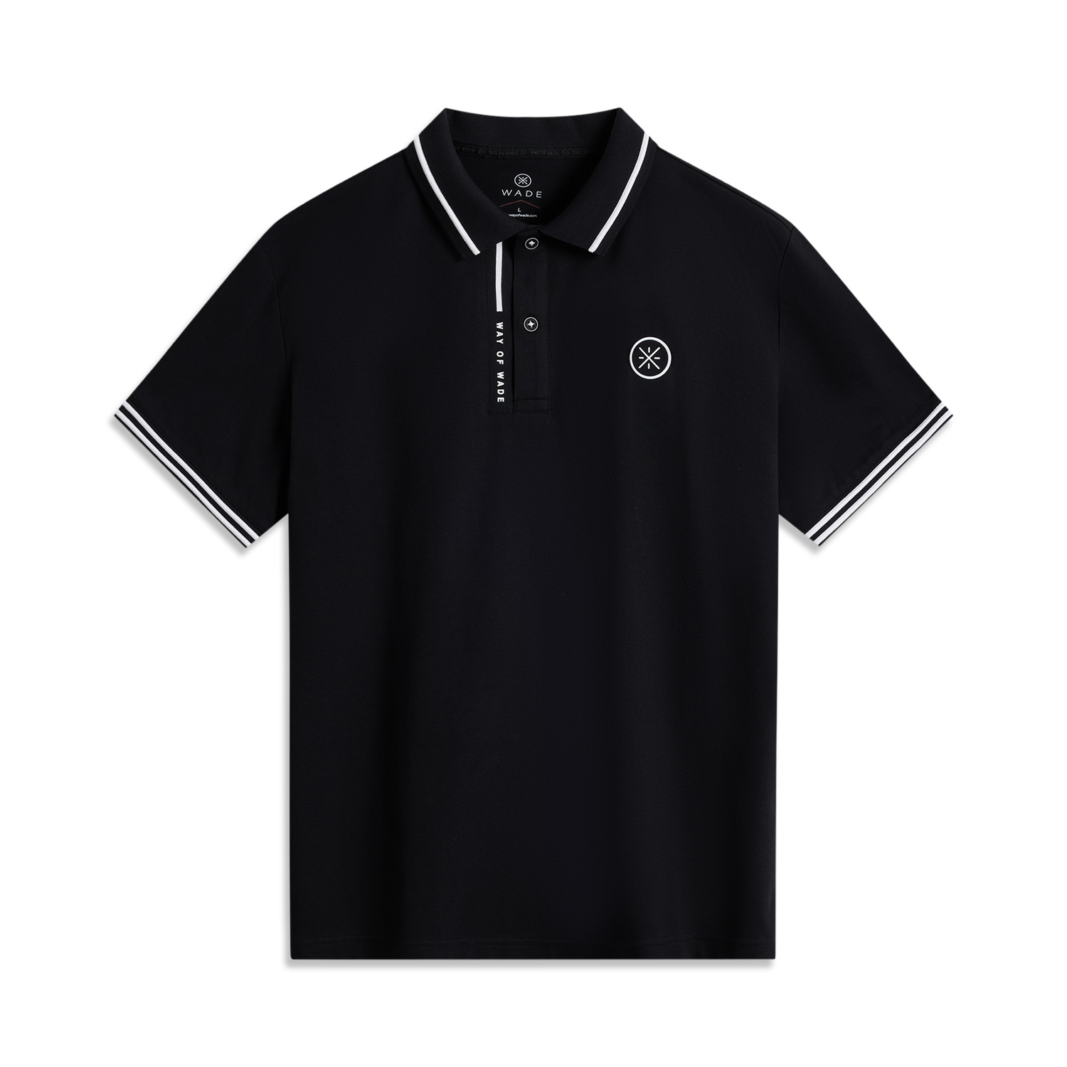 

LINING Мужская черная поло, Черный, LINING Мужская черная поло