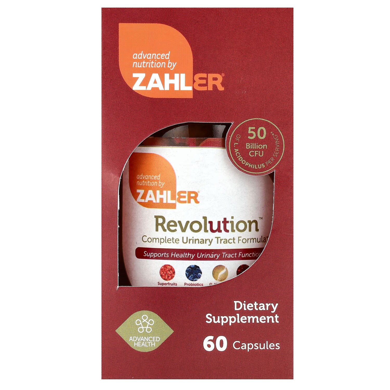 

Zahler Revolution Полная формула для мочевых путей, 60 капсул