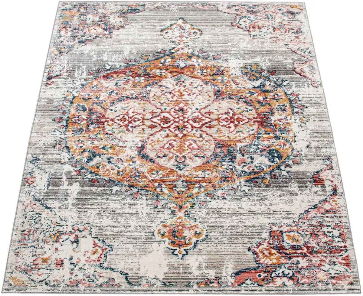 

Ковер Paco Home "Herbete 733", прямоугольный, короткий ворс, восточный стиль, винтажный дизайн 60х100 см, цвет anthrazit