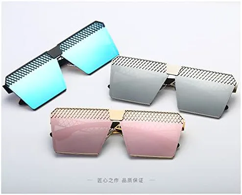 

Большие солнцезащитные очки для женщин и мужчин в стиле ретро, ​​для вождения автомобиля, защита от ультрафиолета UV400, металлические солнцезащитные очки MTZJH, Blue