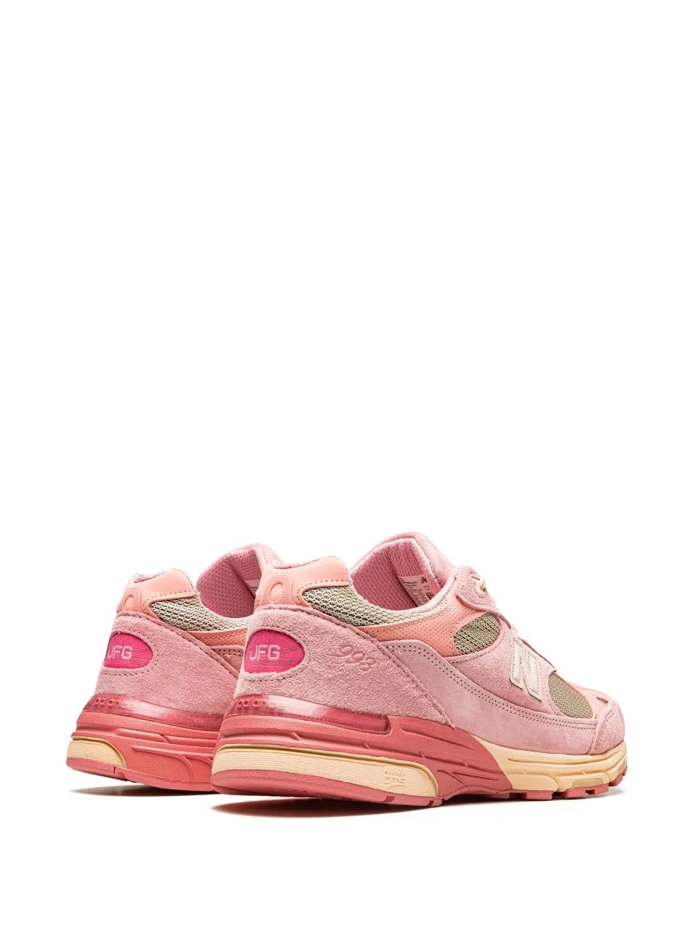 Кроссовки 993 из коллаборации с Joe Freshgoods NEW BALANCE, розовый — фото 3