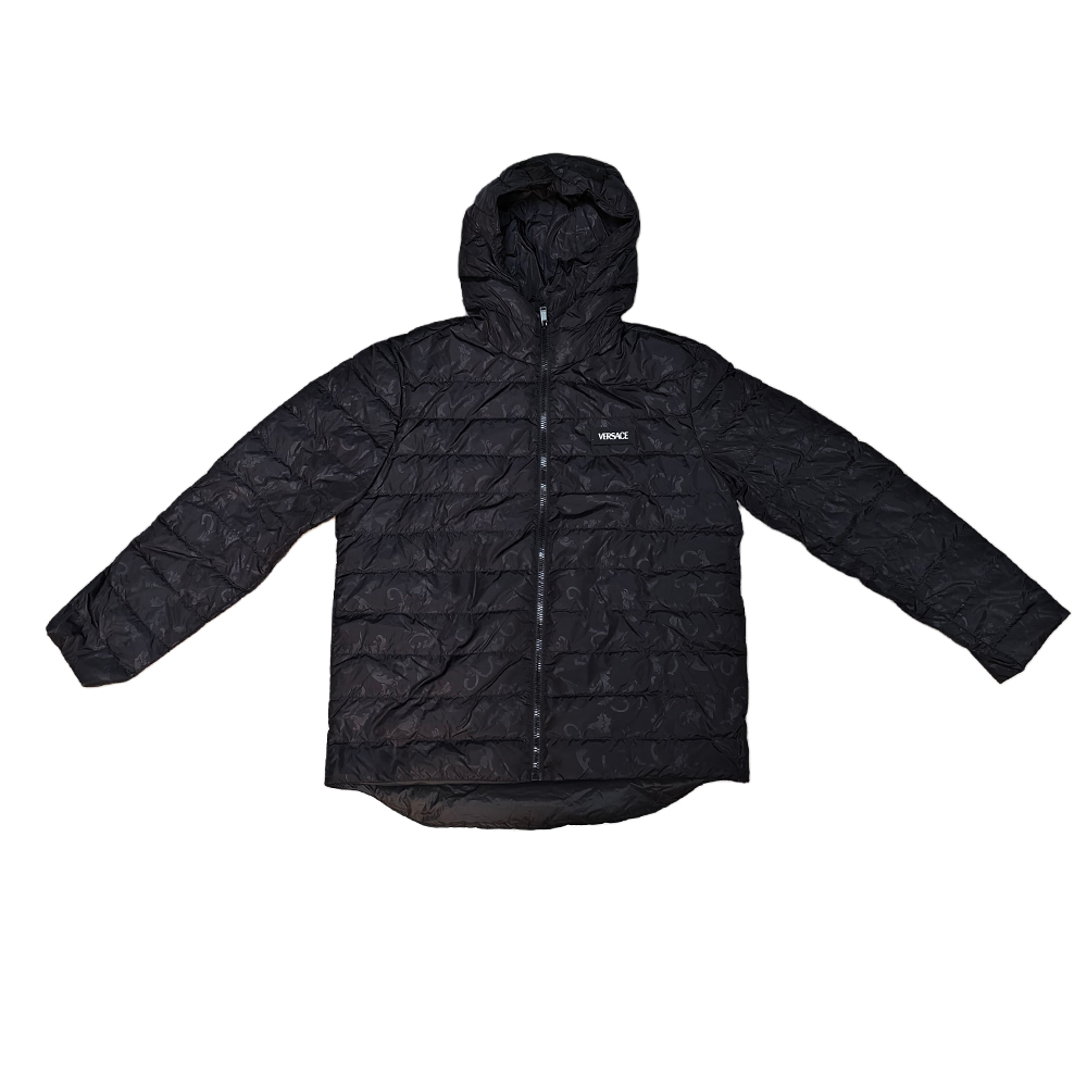 

VERSACE Пуховик мужской черный, Black