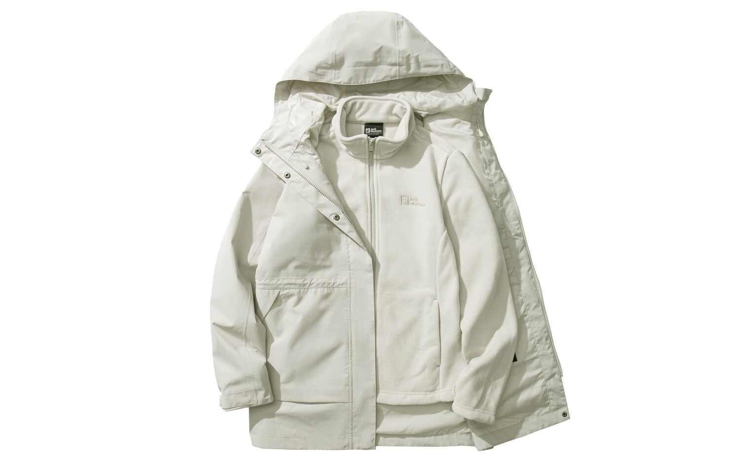 

Ветровки женские Jack Wolfskin, цвет Seal White/A0029