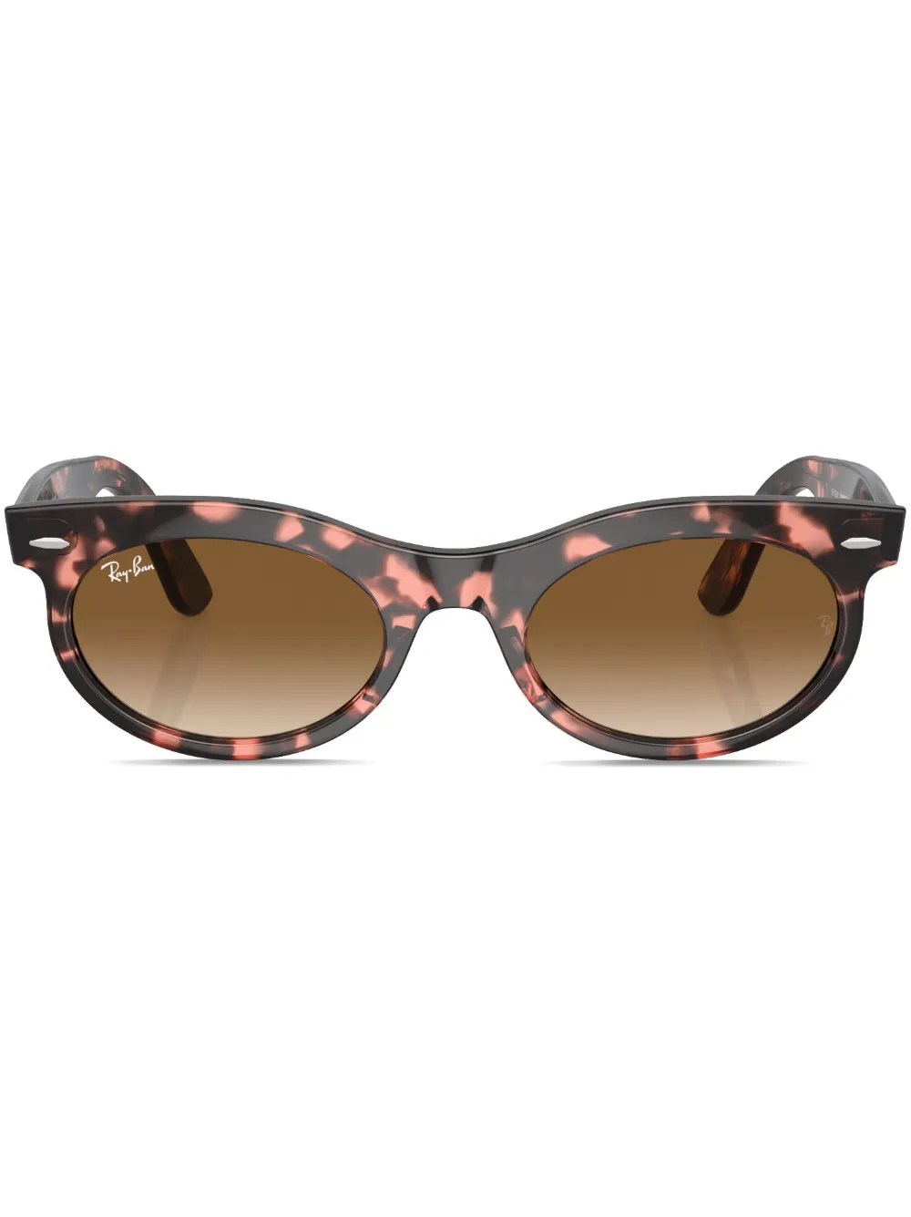 

Солнцезащитные очки Wayfarer Oval в овальной оправе Ray-Ban, розовый