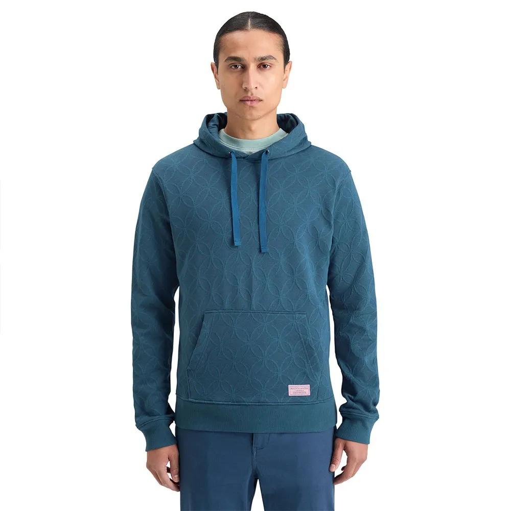 

Худи Scotch & Soda Jacquard Terry, синий