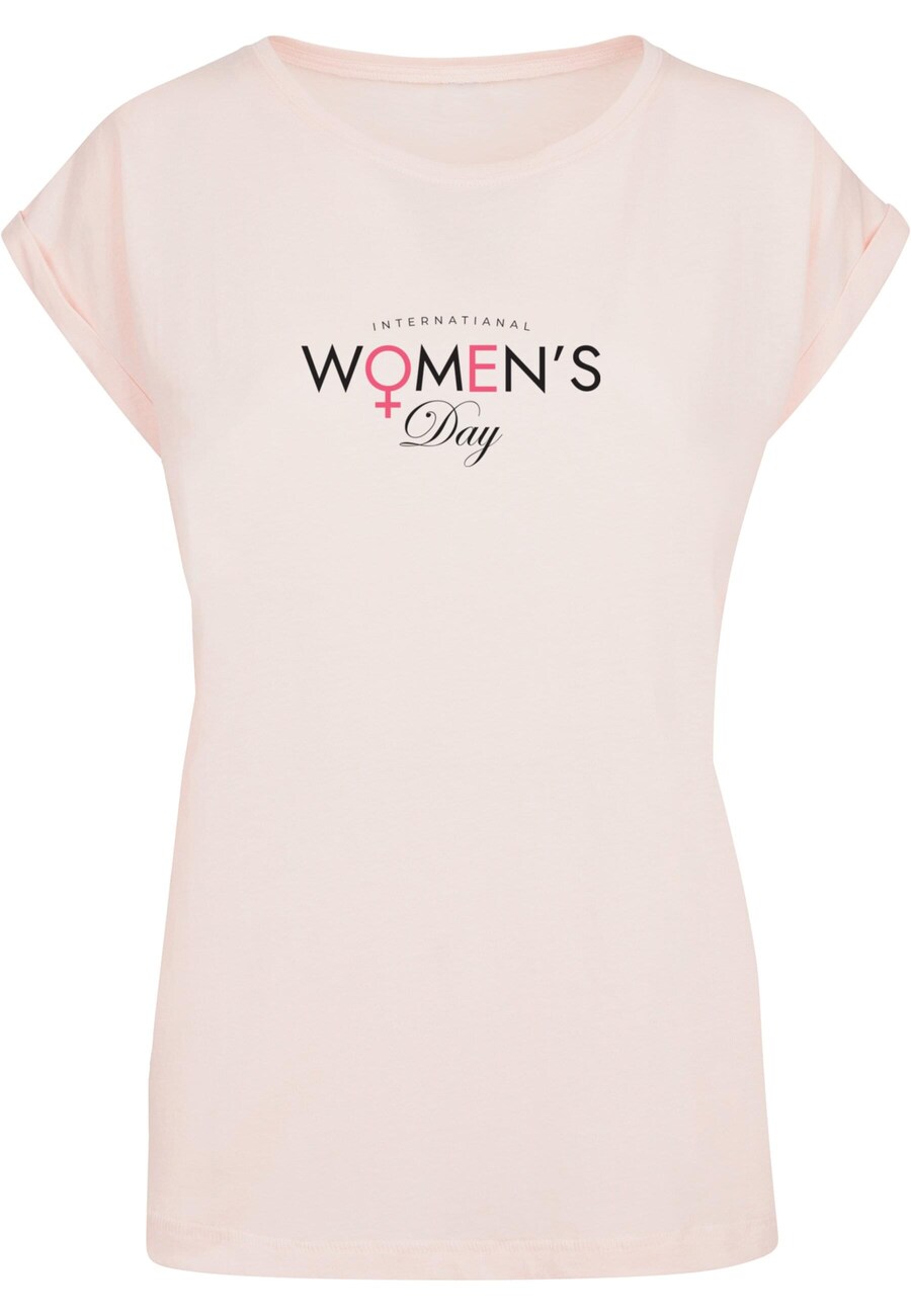 

Футболка Merchcode Shirt WD - International Women s Day, цвет pink/pastel pink