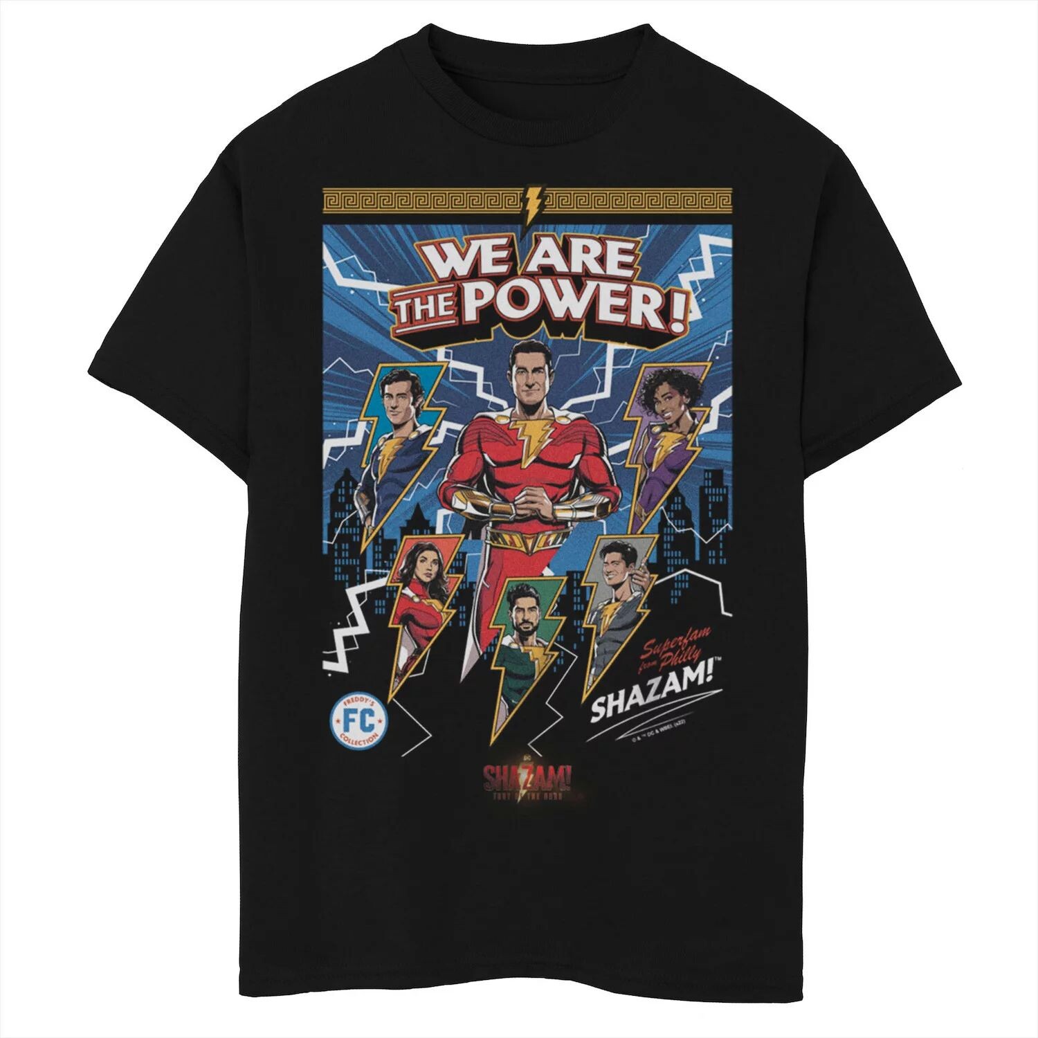 

Футболка с изображением комиксов «Shazam Fury Of The Gods We Are The Power» для мальчиков 8–20 лет Licensed Character