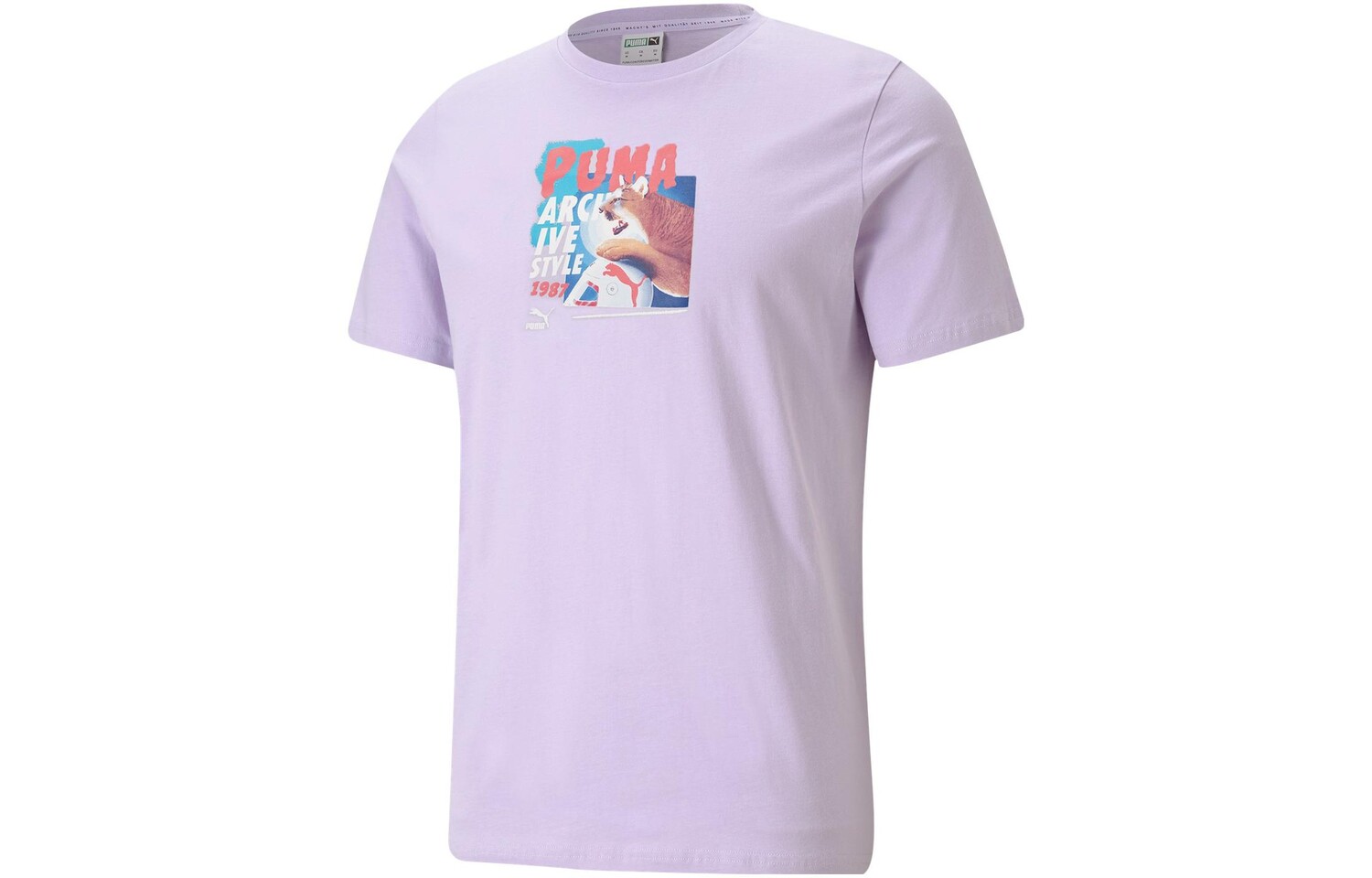 

Футболка мужская светло-лавандовая Puma, цвет Light Lavender