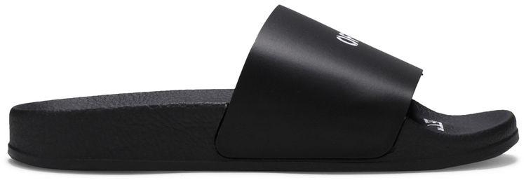 Шлепанцы Off-White Wmns Pool Sliders 'Black', черный
