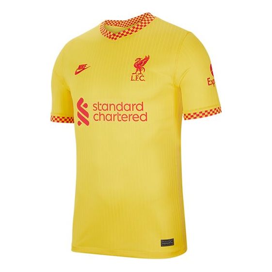 

Джерси Men's Nike Training Sports Short Sleeve Soccer/Football Jersey SW Fan Edition 21-22 Season Liverpool Away Yellow