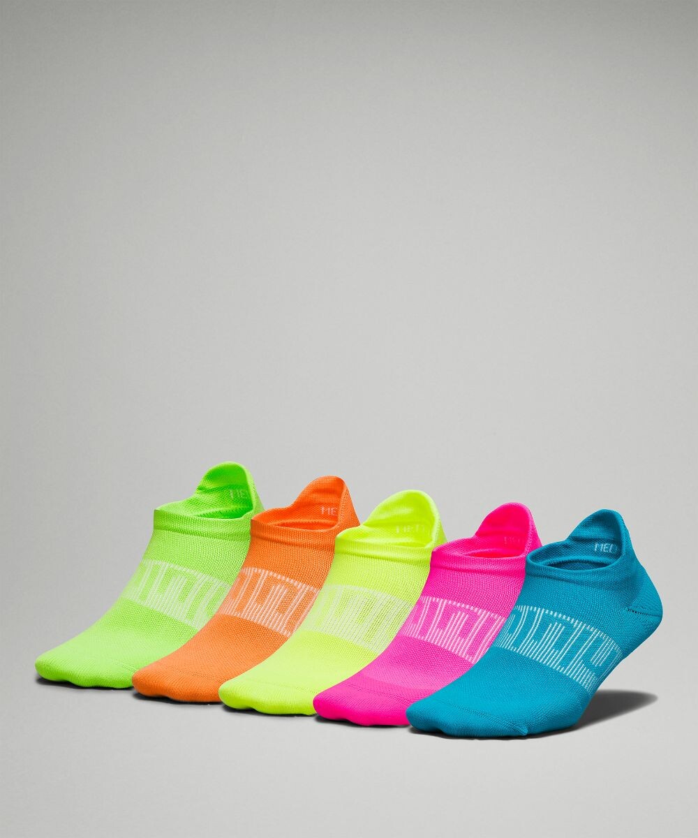 

Женские носки Power Stride Tab 5 шт Lululemon, бирюзовый