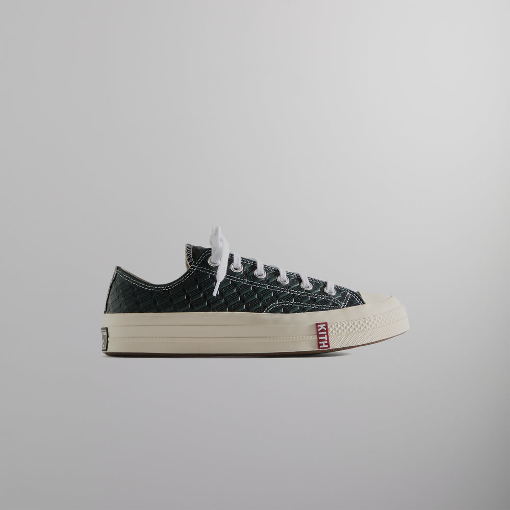 

Кроссовки Kith for Converse Chuck Taylor All Star 1970 Ox, цвет Black/Scarab/Egret Deco