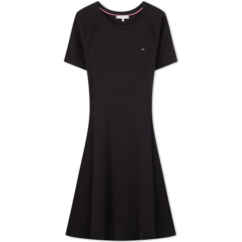 

Женское платье с коротким рукавом Tommy Hilfiger, черный