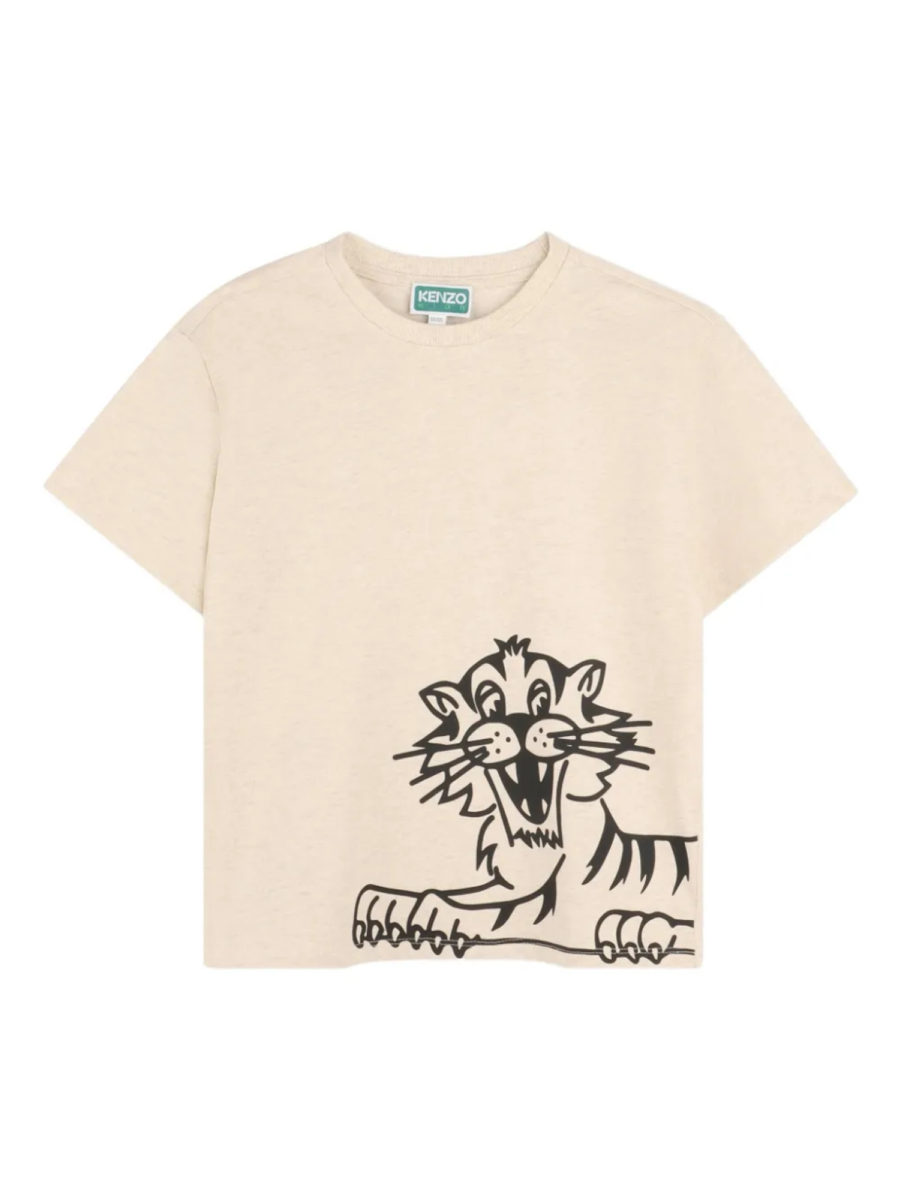 

Kenzo Kids футболка с графичным принтом, нейтральный
