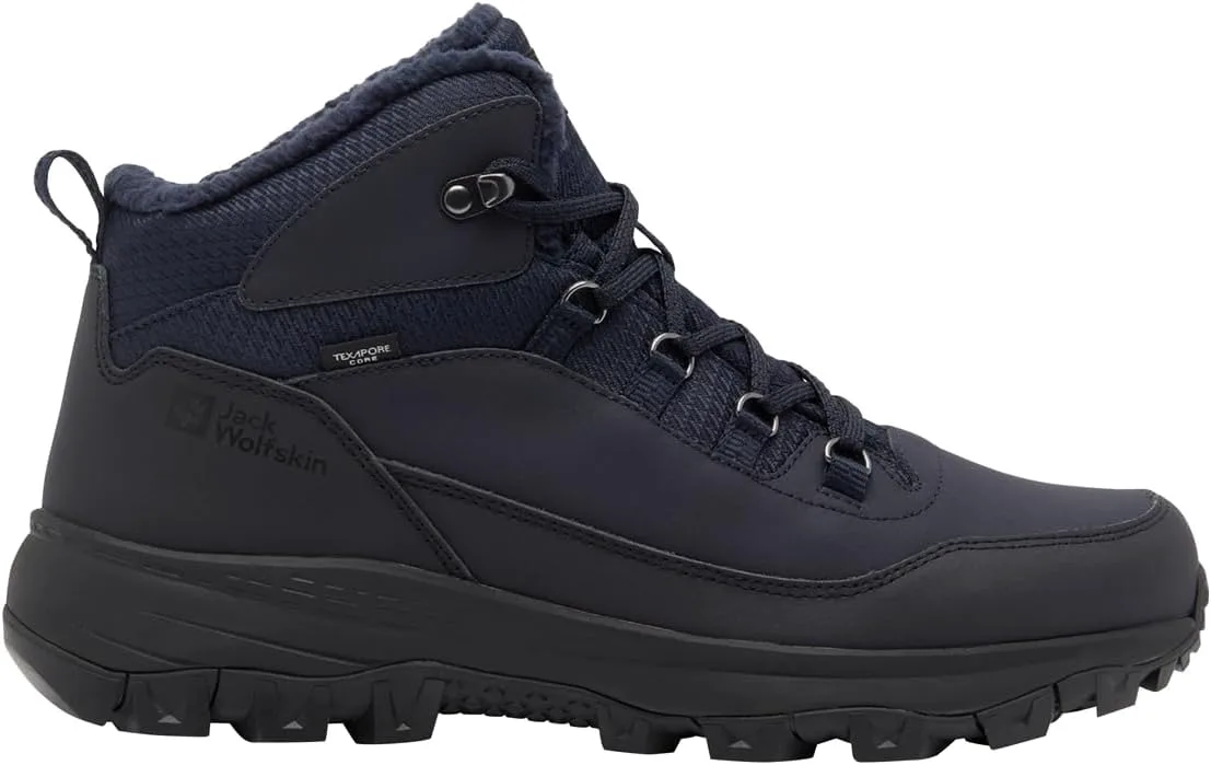 Мужские ботинки Jack Wolfskin Everquest Texapore Mid M, темно-синий — фото 4