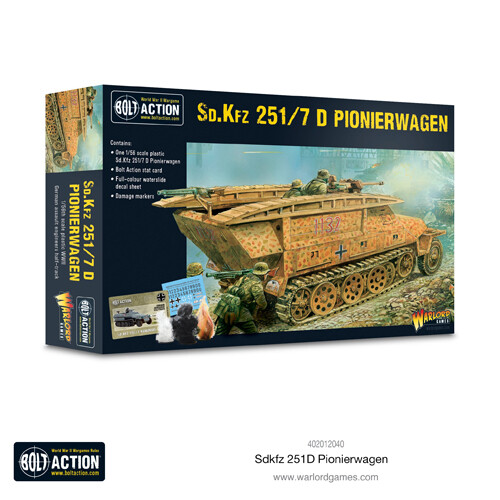 

Фигурки Plastic Sd.Kfz 251 D Pionierwagen Warlord Games