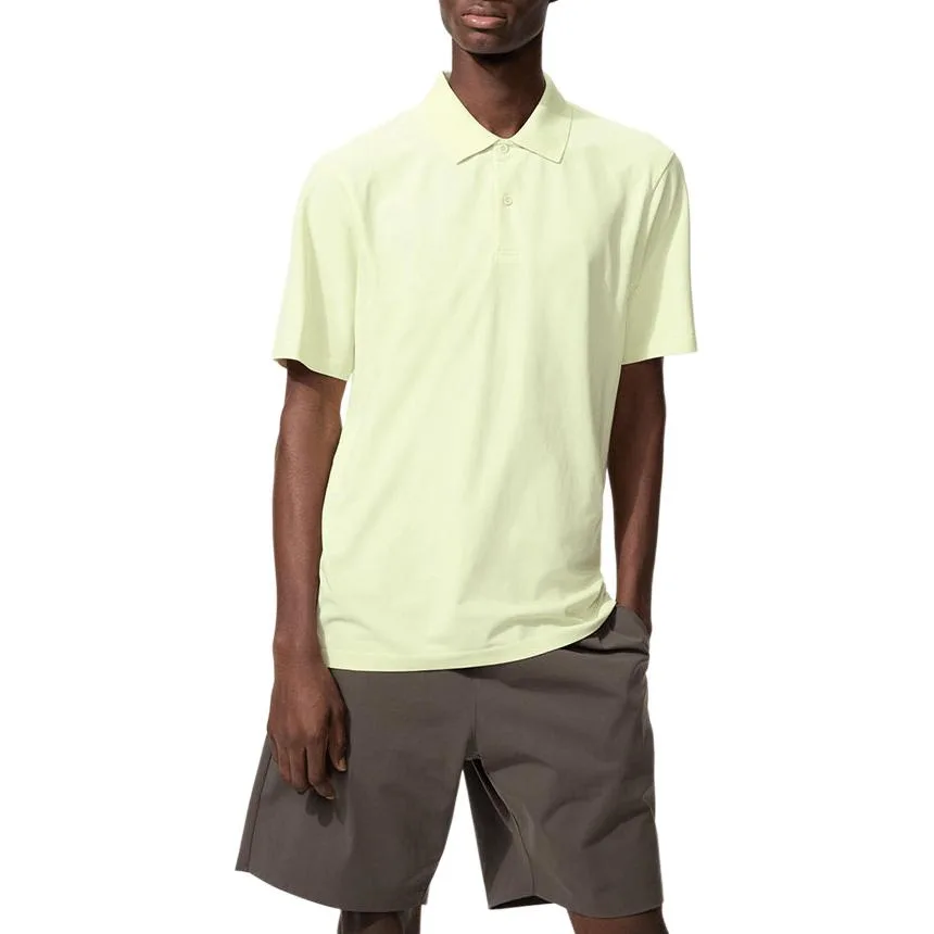 UNIQLO Футболка-поло Unisex 41 Apricot Yellow Moderate