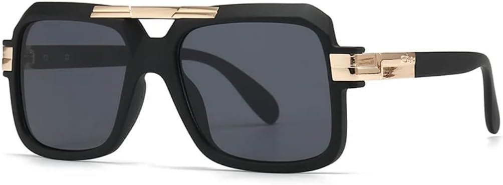 

Классические дизайнерские солнцезащитные очки класса люкс для женщин и мужчин, винтажные солнцезащитные очки в стиле стимпанк, большие очки для вождения в оправе SZVVBKK, Black Black