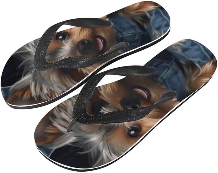 

Женские плетеные шлепанцы Tribal с клубникой Koi, унисекс, мягкие тапочки, радужные пляжные летние повседневные шлепанцы для ванной Semiouray, Cute Yorkshire Dog