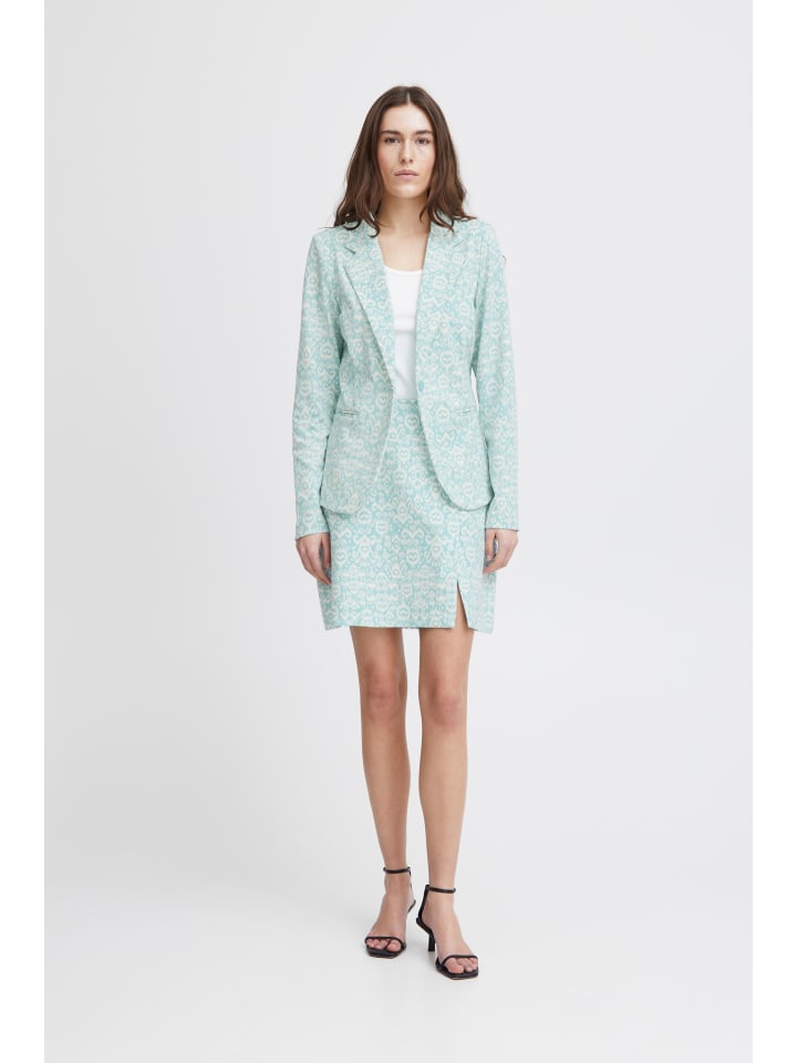 

ICHI Блейзер IHKATE, стандартный крой, цвет Nile Blue, икат