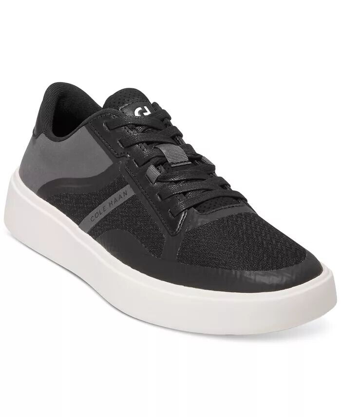 

Мужские кроссовки Grand Crosscourt Winner на шнуровке смешанной техники Cole Haan, черный