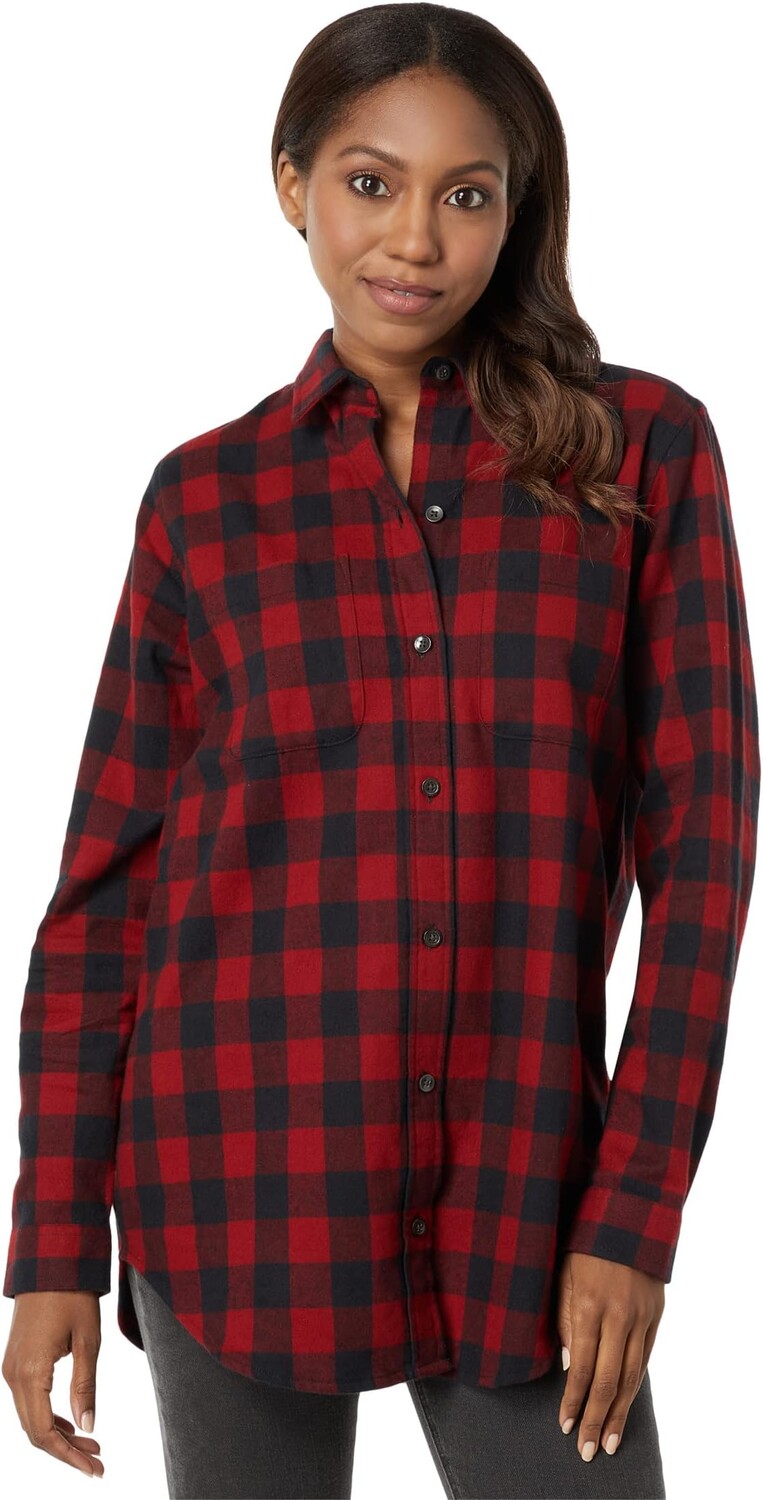 

Рубашка Scotch Plaid Flannel Tunic L.L.Bean, цвет Rob Roy
