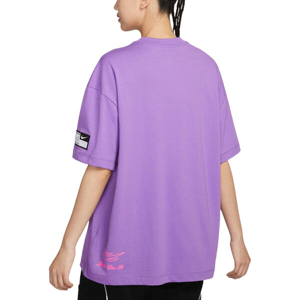 Футболка sportswear oversized t-shirt asia sizing 'purple' Nike, фиолетовый — фото 2