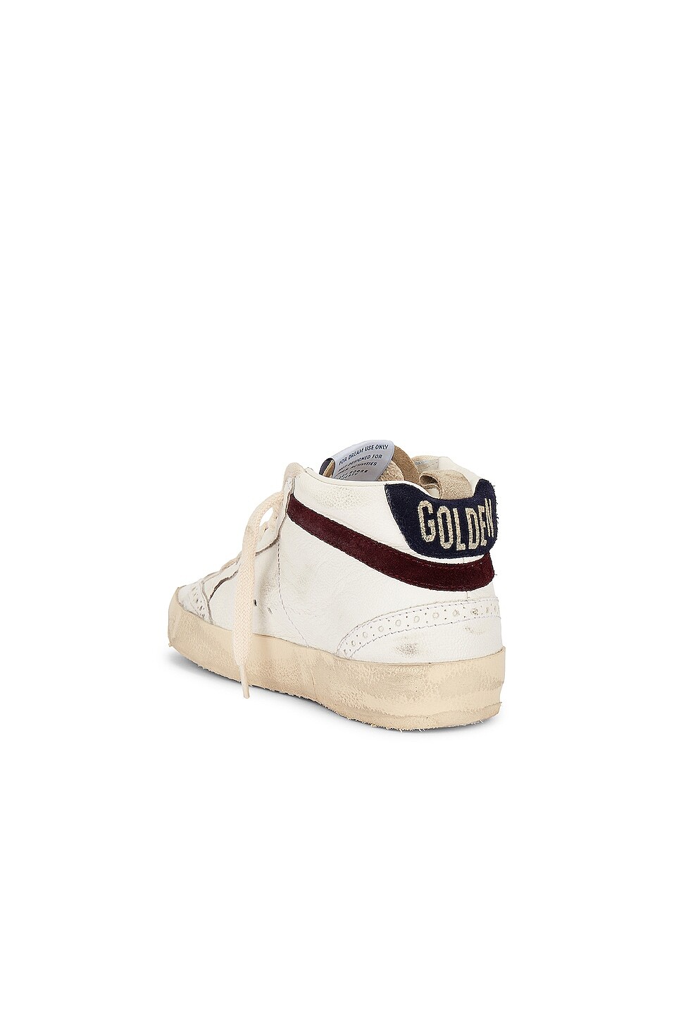 Кроссовки Golden Goose Mid Star, цвет White, Silver, Wine, & Medieval Blue — фото 3