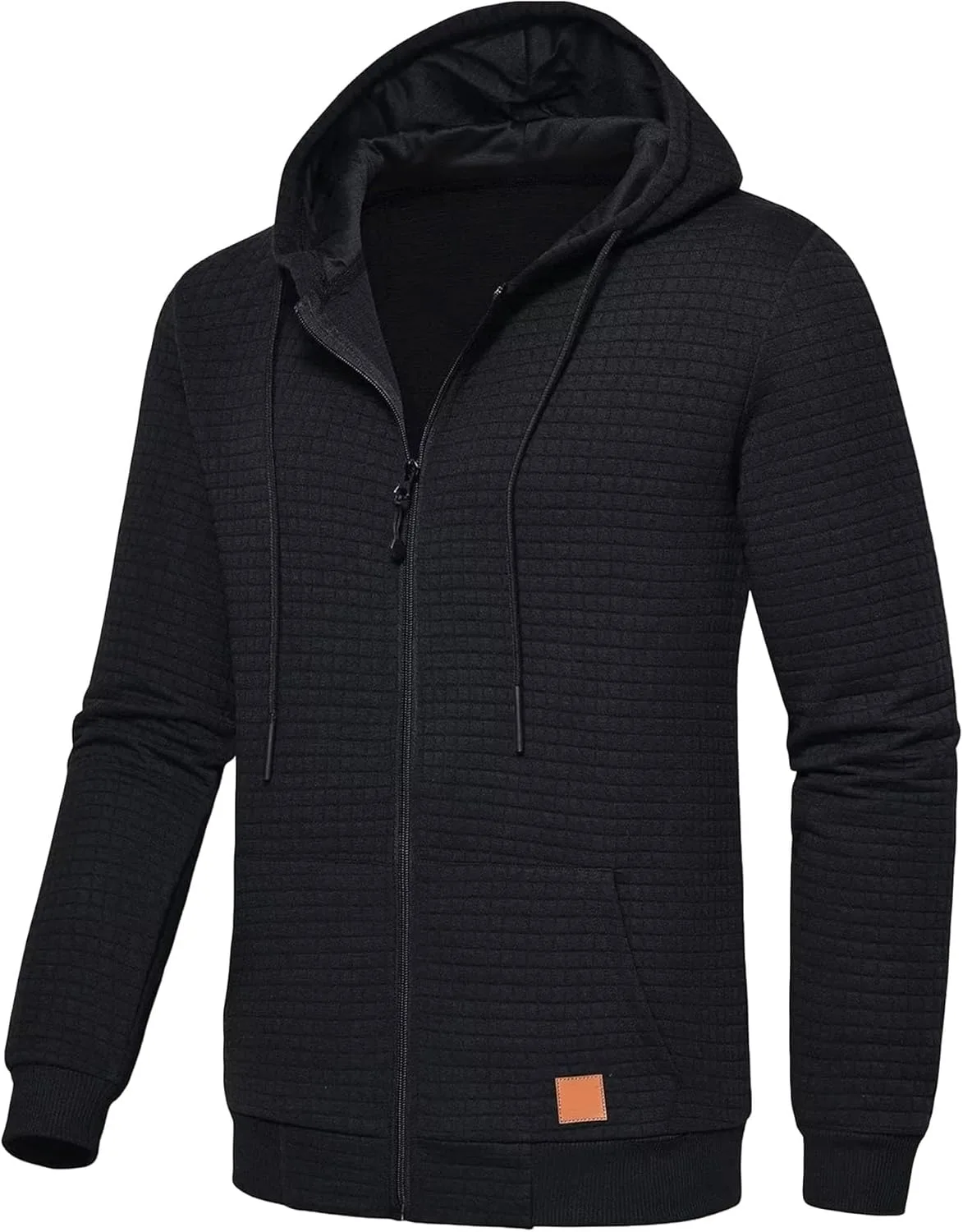 

Мужской худи-кардиган DGHM-JLMY с капюшоном на молнии, джерси в клетку