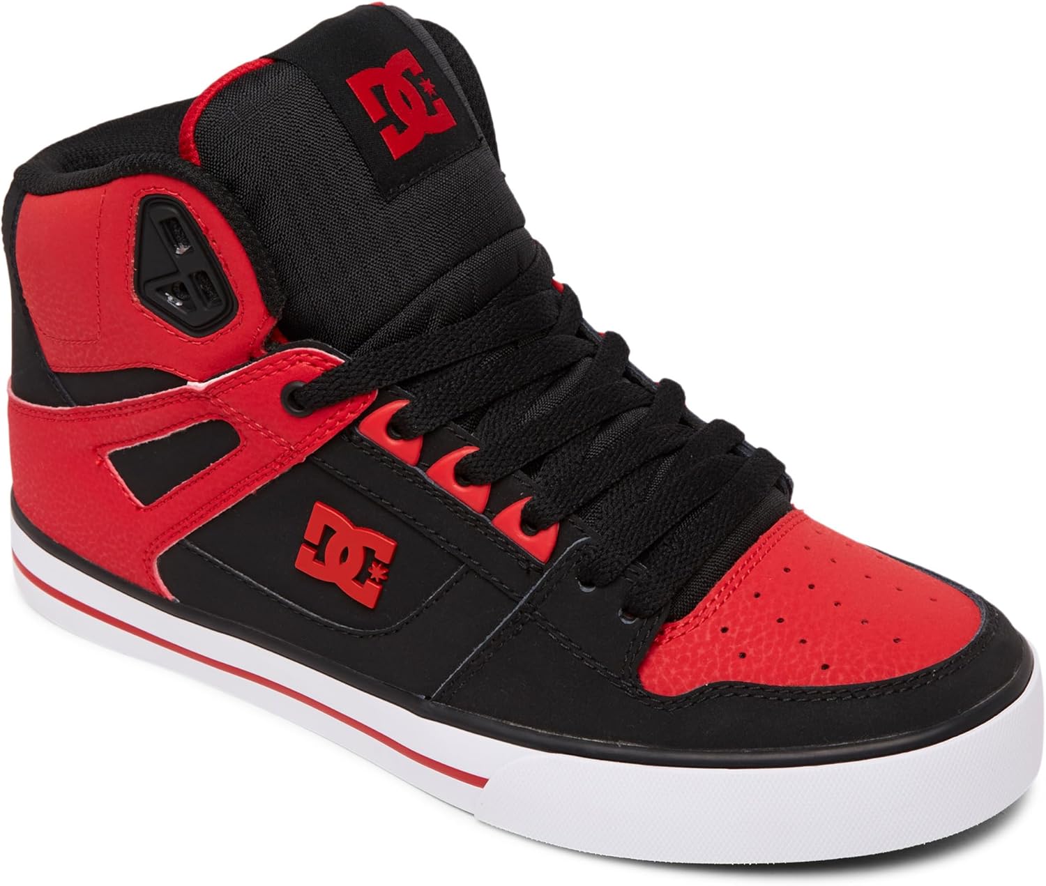 

Мужские высокие кеды для скейтборда DC Men's Pure Dc Shoes, белый/черный/красный