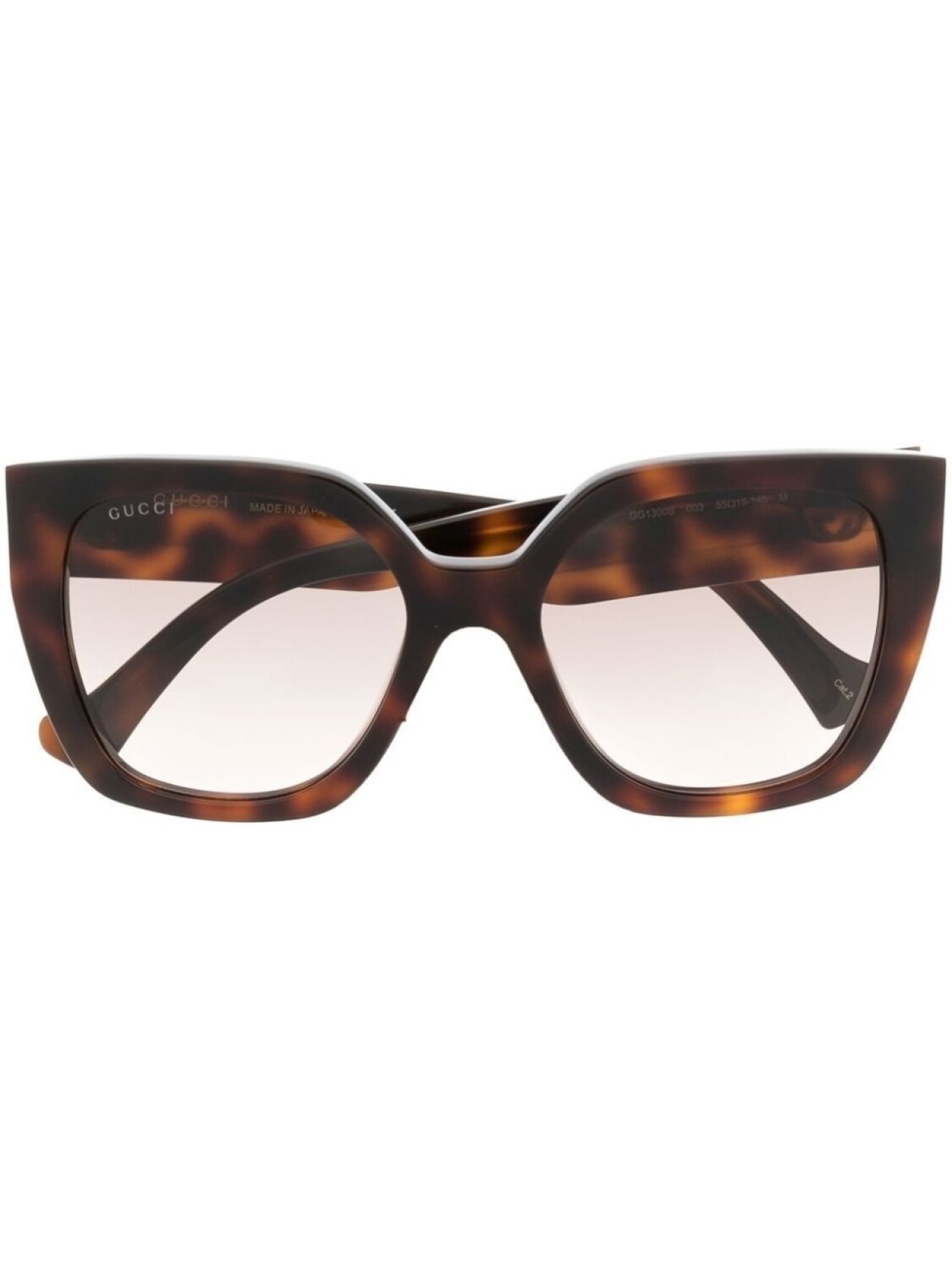 

Gucci Eyewear солнцезащитные очки в оправе черепаховой расцветки, коричневый