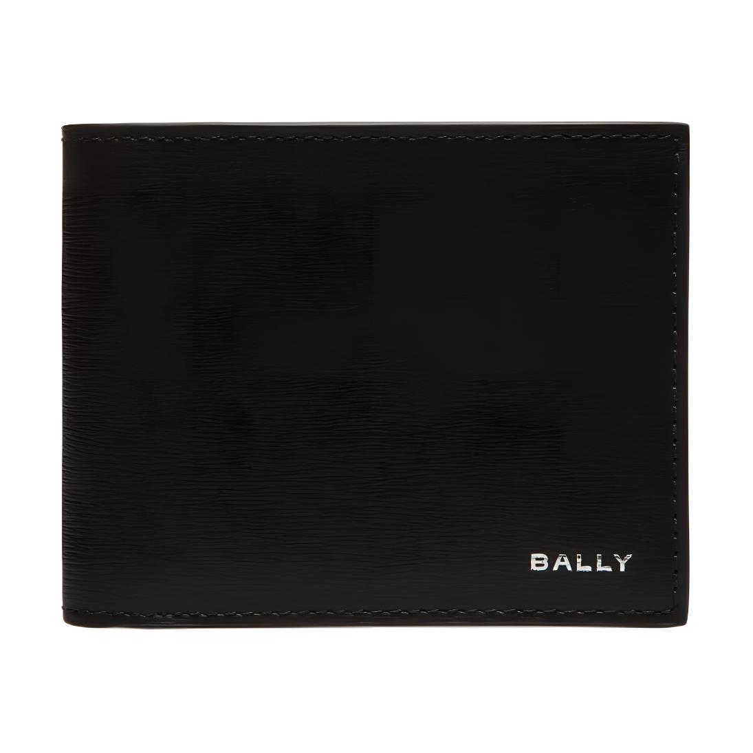 

BALLY Кожаный кошелек для мужчин Black